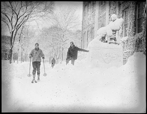 Harvard in winter (winter scene)