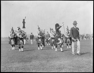 Arthur Adams leads the Scotchmen in Harvard Class Day exercises