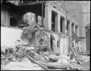 Demolition of the Boston Theatre