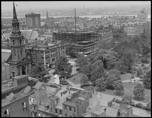 Ritz-Carlton under construction, from Hotel Statler