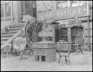 Goods in front of Howe Antiques