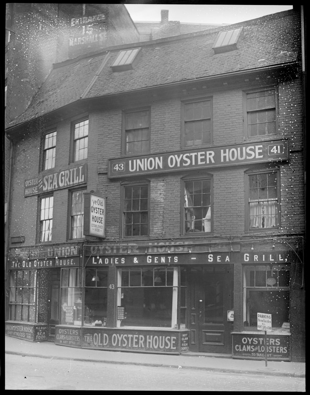 Ye Olde Oyster House on Union St. Digital Commonwealth