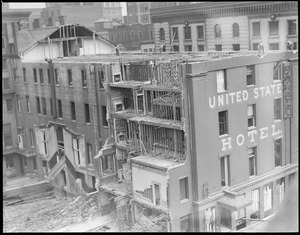 United States Hotel comes down