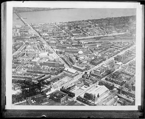 Fenway, South End and Back Bay from the south