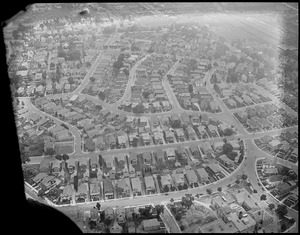 Unidentified residential neighborhood, possibly Boston