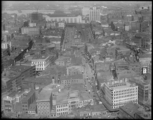 Toward North Station from Custom House Tower