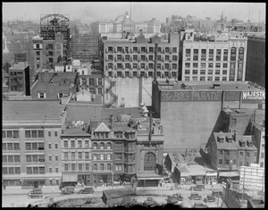 Bird's eye view of Boston from new Elks Building toward State House