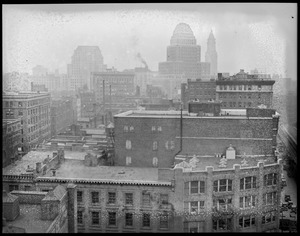 Skyline from Kneeland St. and Atlantic Ave.