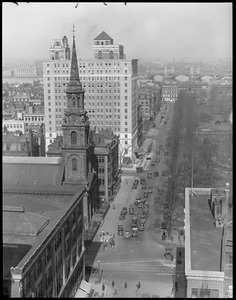 Ritz-Carlton Hotel, Arlington St. from new Hotel Statler