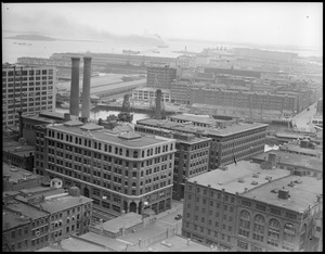 Toward South Boston Army Base from United Shoe Machinery Building