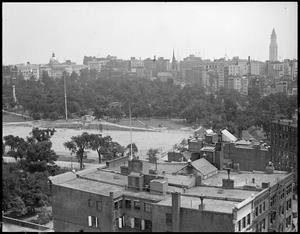 State House from Hotel Statler - bird's eye view