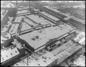 Clinton & Mercantile Mkt., Market District, wintertime from Custom House Tower