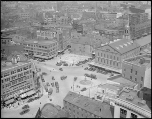 Dock Square and Faneuil Hall from Ames Building