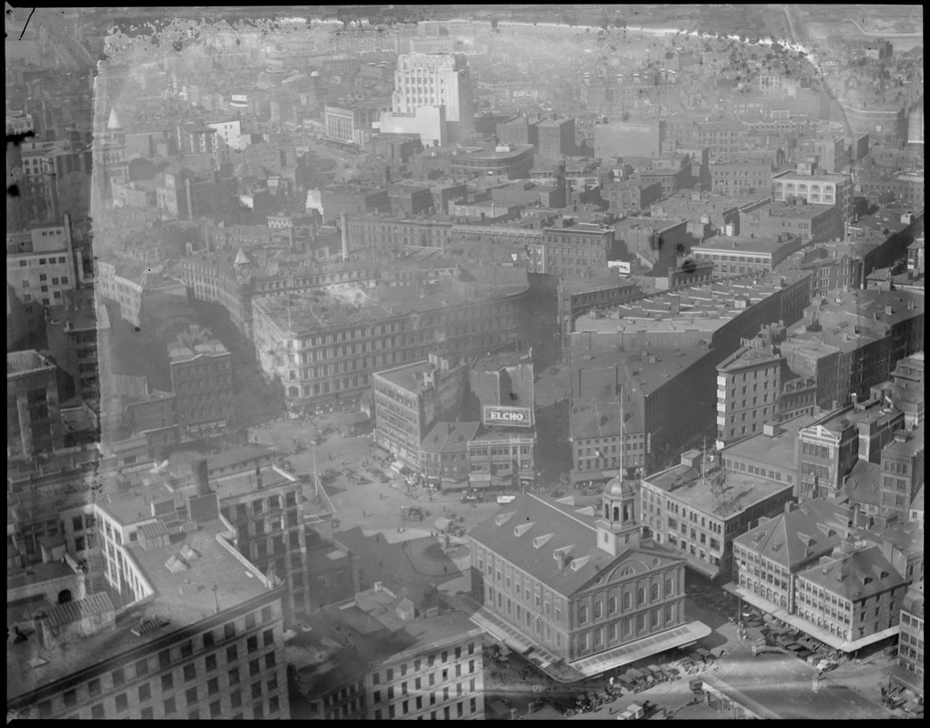 View from Custom House, Faneuil Hall to West End