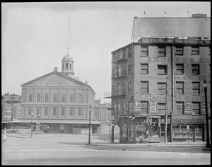 Faneuil Hall, Dock Square, foot of Congress, Exchange, & Devonshire Streets