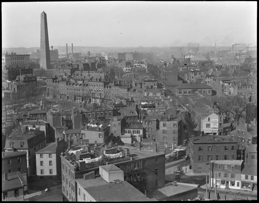 Bunker Hill Monument and old Charlestown