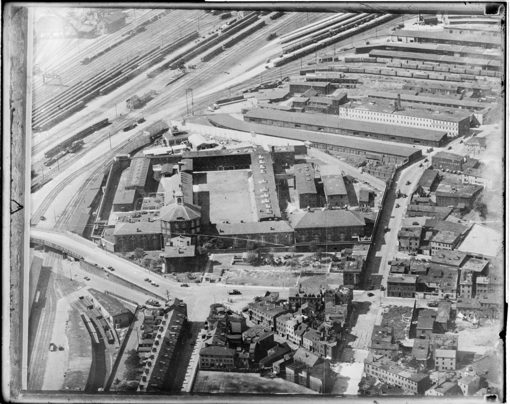 Aerial view, Charlestown State Prison
