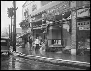Guay's Bakery, 786 Adams St., Dorchester (Jos. Grevis Hardware on right)