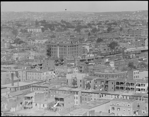 View of East Boston from grain elevator