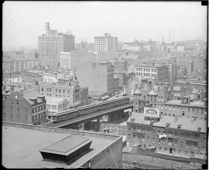 Washington St. elevated in the South End
