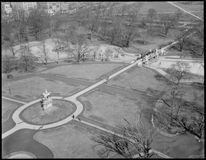 Aerial view of the Public Garden