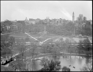 Public Garden & Boston Common from Arlington St.