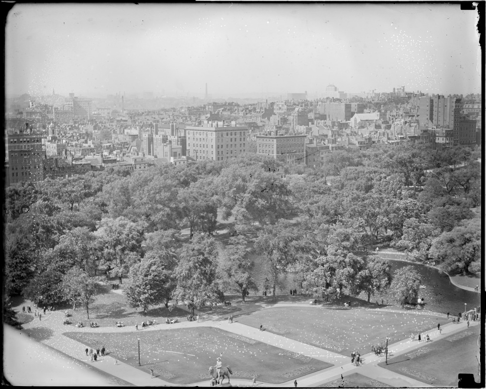 Public Garden and Beacon Hill from Ritz-Carlton