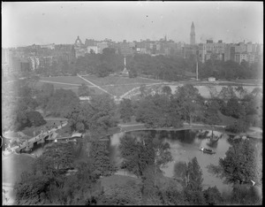 Public Garden from Arlington St. Church