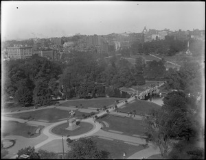 Public Garden from Arlington St. Church