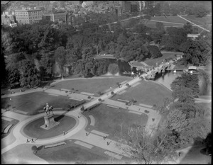 Public Garden from Arlington St. Church