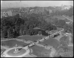 Public Garden from Arlington St. Church