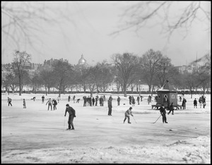 Skating in the Public Garden, Boston