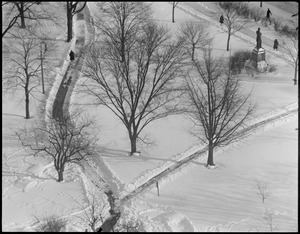 Public Garden from Ritz-Carlton, winter