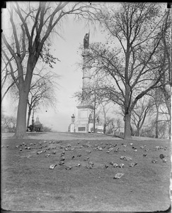 Boston Common monument to sailors and soldiers