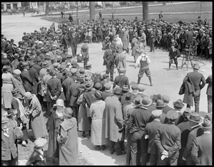 Marble contest on Boston Common