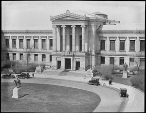 Museum of Fine Arts, Huntington Ave. (Left center of panorama)