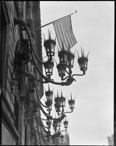 Lanterns on Boston Public Library