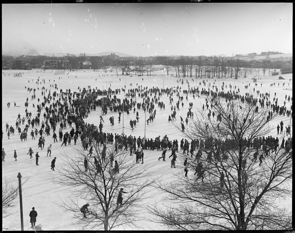 Skating at Franklin Field