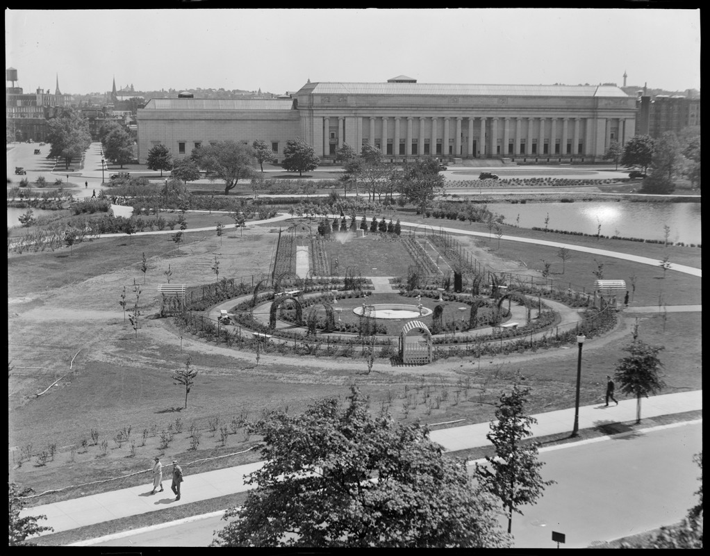 Rose Garden and the M.F.A. in the Fenway