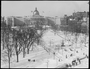 State House - Boston in wintertime