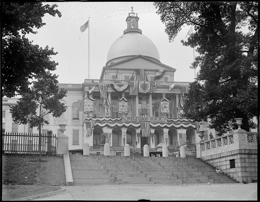 State House decorated for G.A.R. celebration