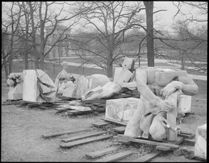 U.S. Post Office statues taken to Franklin Park