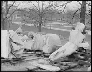 U.S. Post Office statues taken to Franklin Park