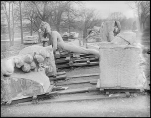 U.S. Post Office statues taken to Franklin Park