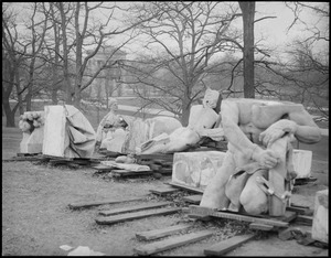 U.S. Post Office statues taken to Franklin Park