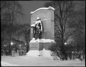 Public Garden - Wendell Phillips statue at night