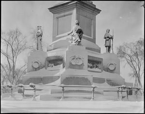 Soldiers & Sailors Civil War monument: on Common