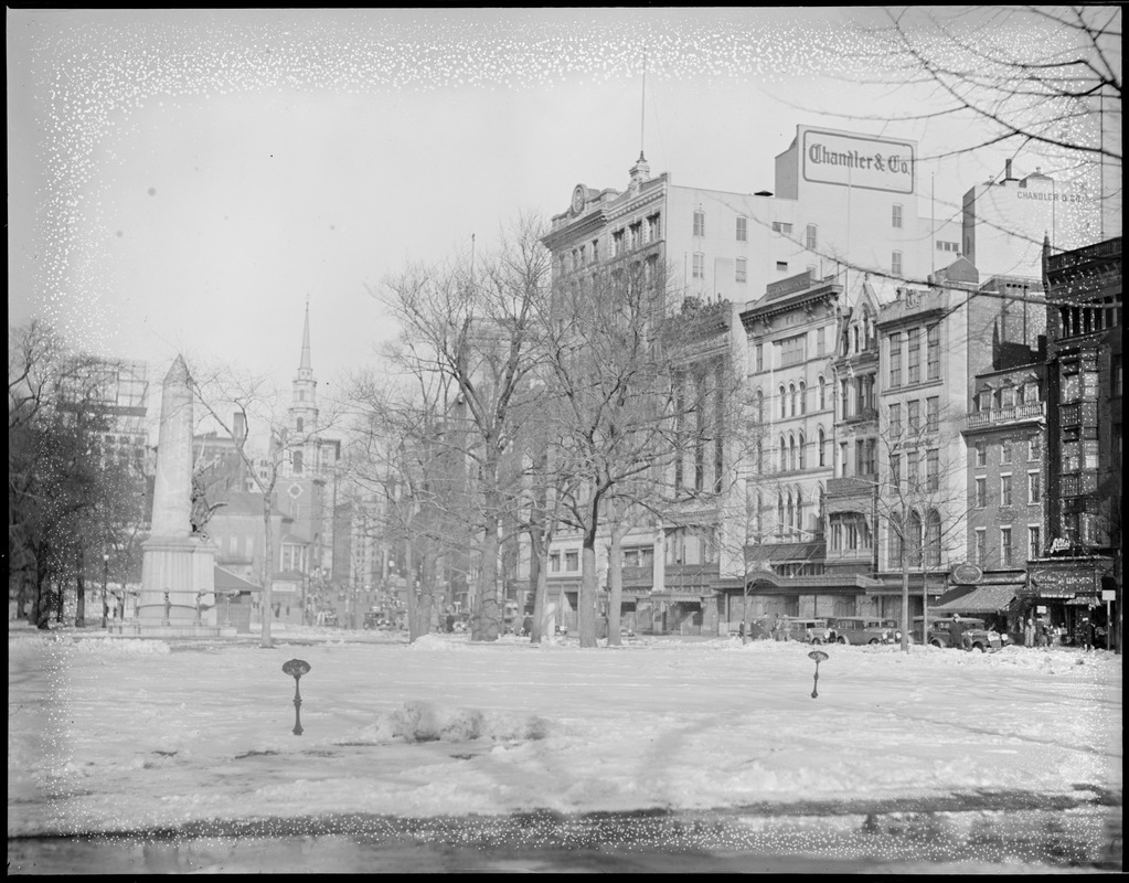 Tremont St. looking toward Park St. Church