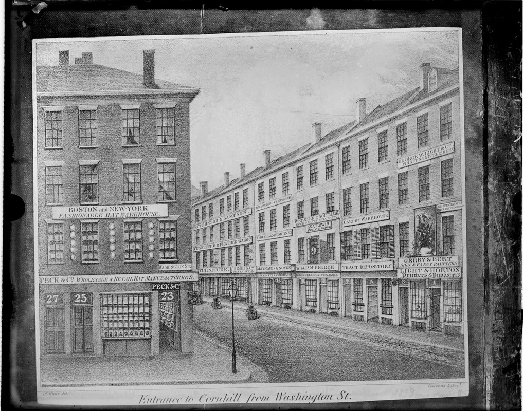 Entrance to Cornhill from Washington St.