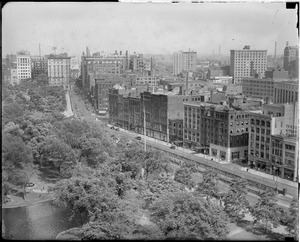 Boylston St. along Common from Ritz-Carlton Hotel